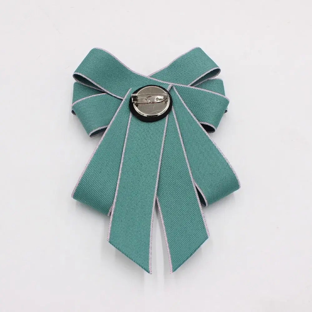 Luxury Ribbon Ribbon Bowtie Crystal Handmade Ribbon Bow Brooch Rhinestone Fabric Cloth Art Neck Tie For Men and Women