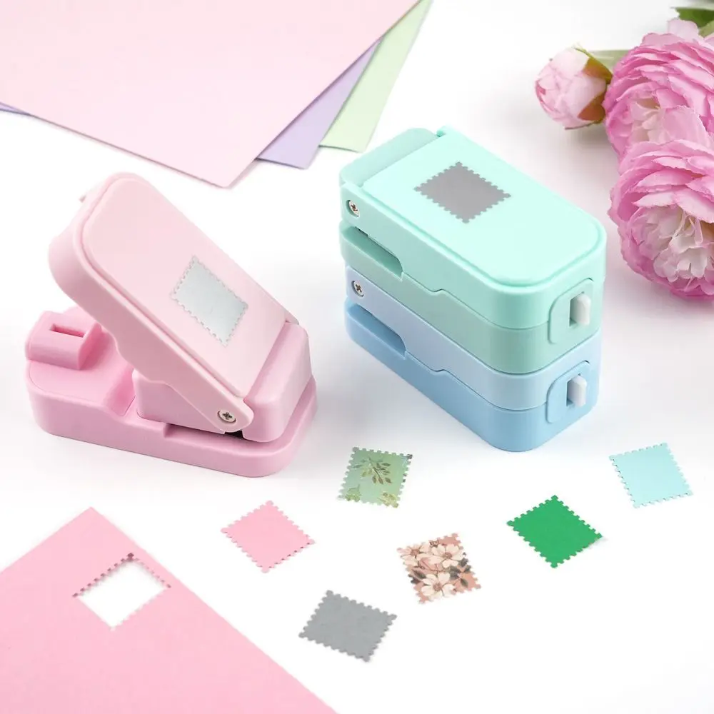 DIY Crafts Stamp Embossing Machine Embosser Handmade Stamp Shape Punch Exquisite Labor-saving Stamp Toothed Puncher