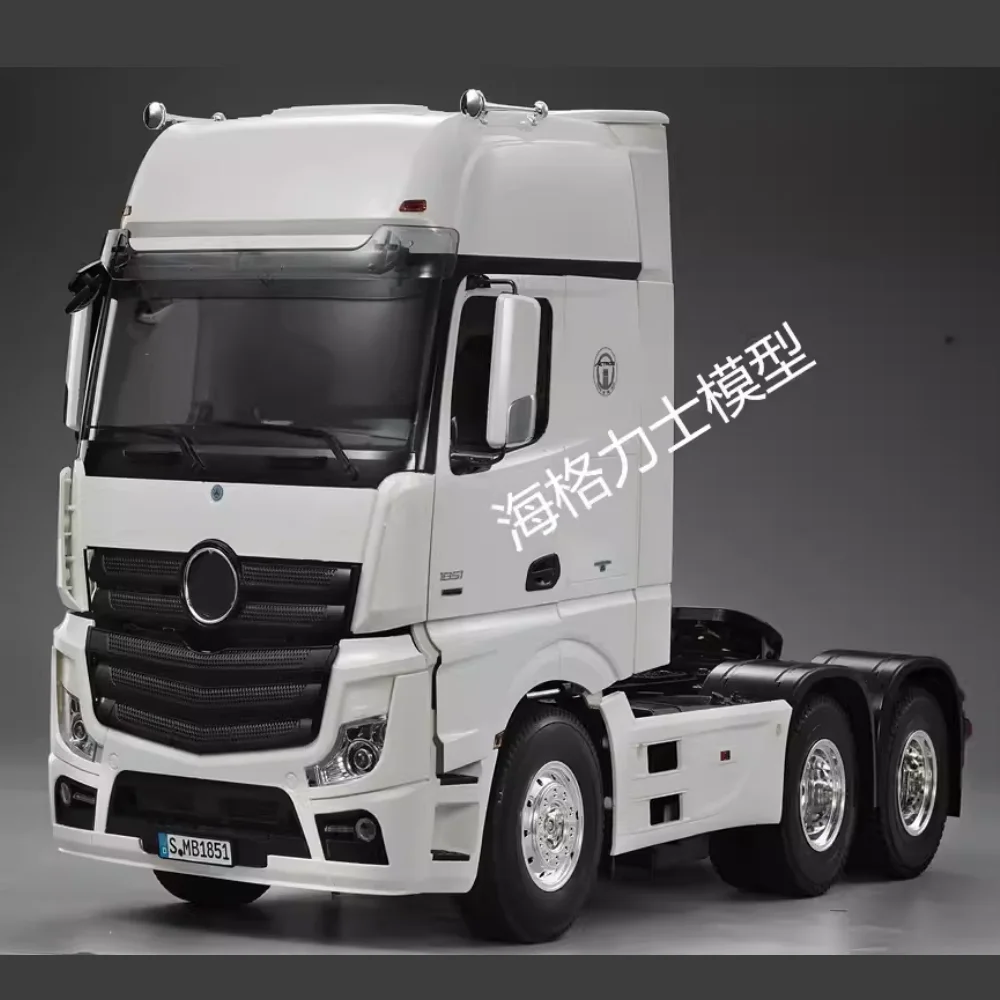 1/14 Three-Axle Open Door Version 1851 Trailer Head For Mercedes-Benz Domestic Trailer Truck Modification Diy Toy Car Parts