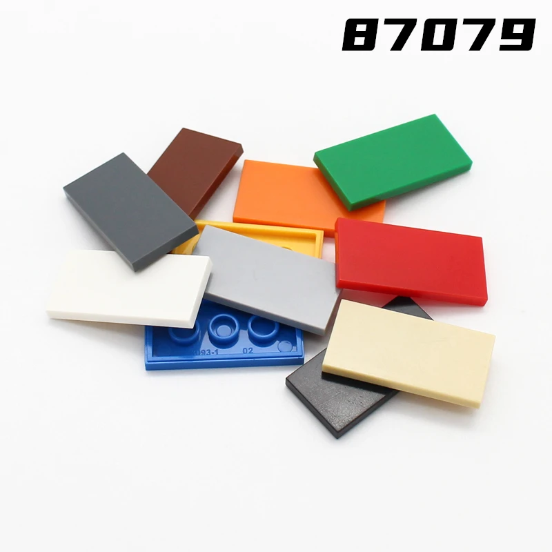 Rainbow Pig MOC Parts 87079  38879 Tile 2 x 4 with Compatible Bricks DIY Assmble Building Blocks Particle Kid Puzzle Toys