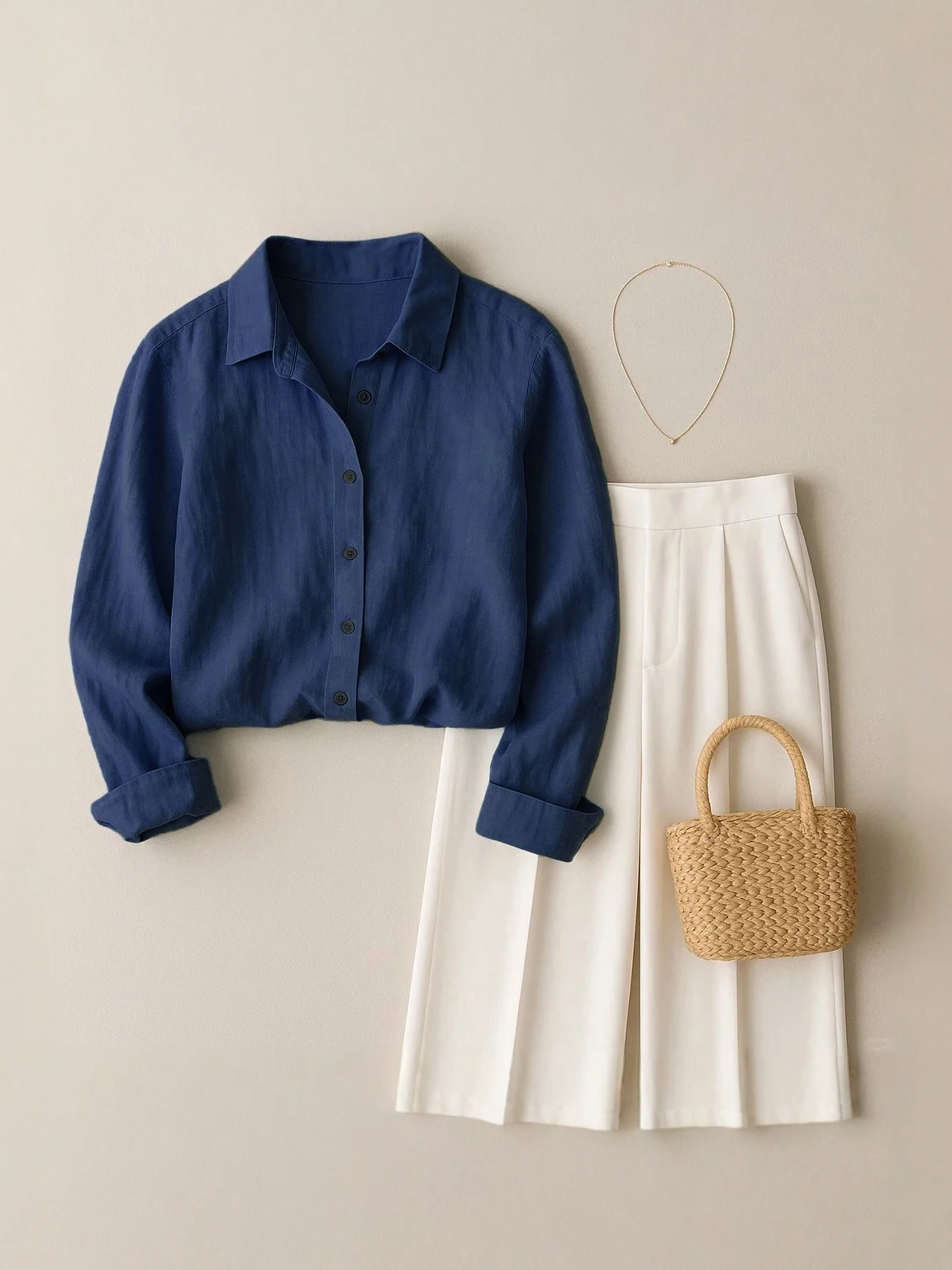 Losse Casual Kleur Katoen Linnen irt Dames Lente Herfst Nieuwe Sle Veelzijdig High-End Gevoel Lange Sve Linnen irt