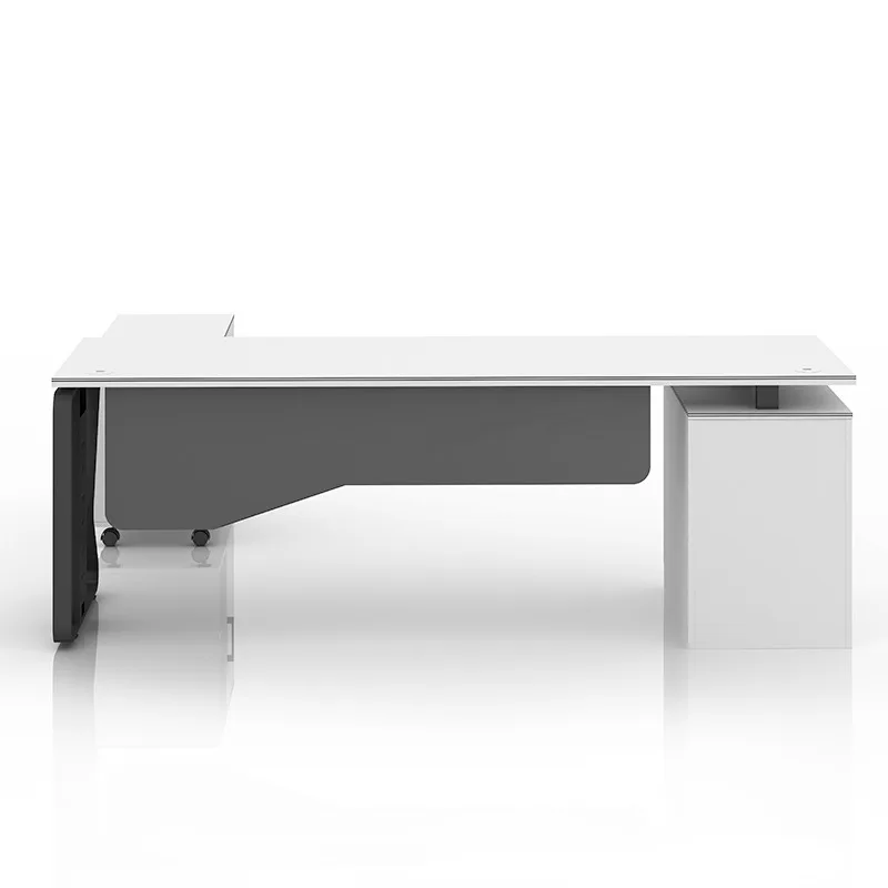 Manufacturer Direct Sale Modern Executive Office Desk Solid Wood Executive Office Desk