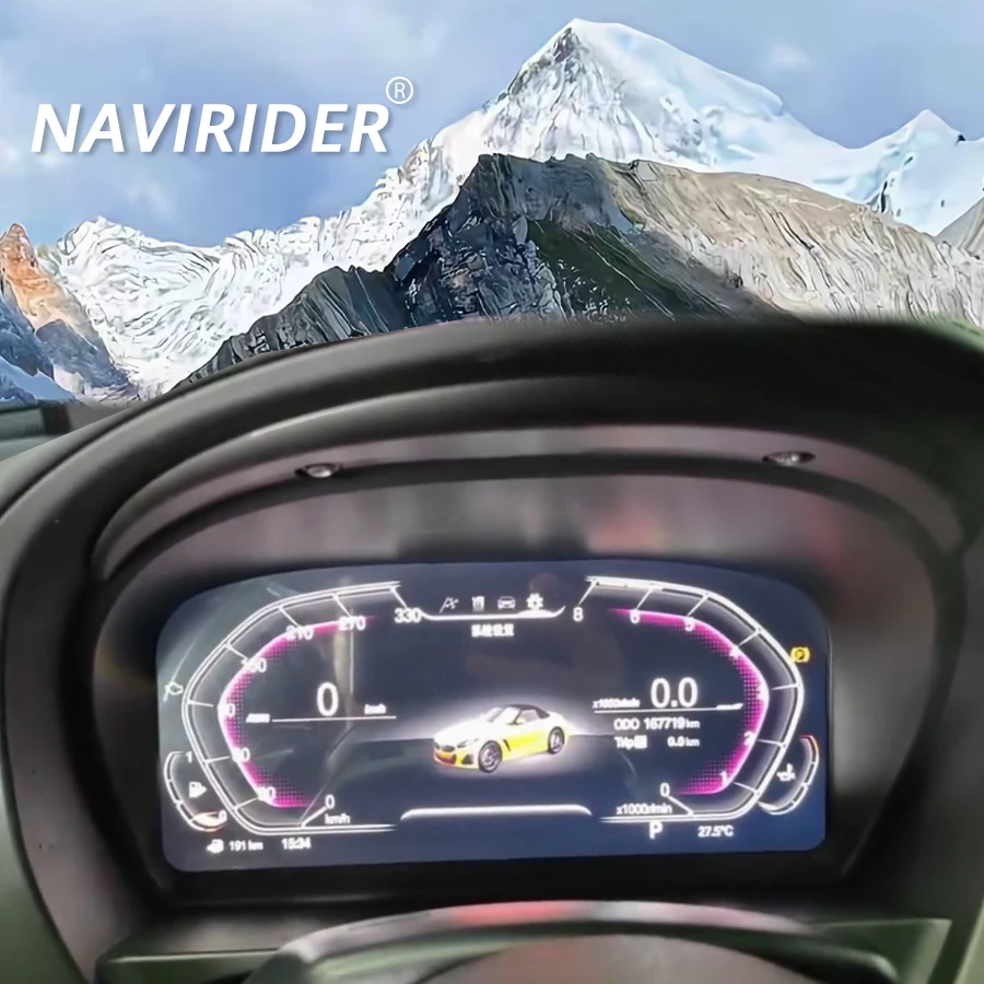 

12.3inch LCD Digital For BMW Z4 E89 2009 - 2016 Speedometer Virtual Cockpit Instrument Panel Linux System Dashboard