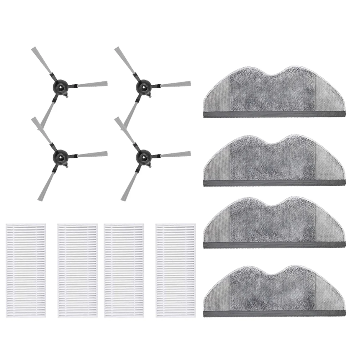 

A95U For Xiaomi Robot Vacuum E5 C108 Replacement Parts Accessories Side Brush Mop Cloth Filter