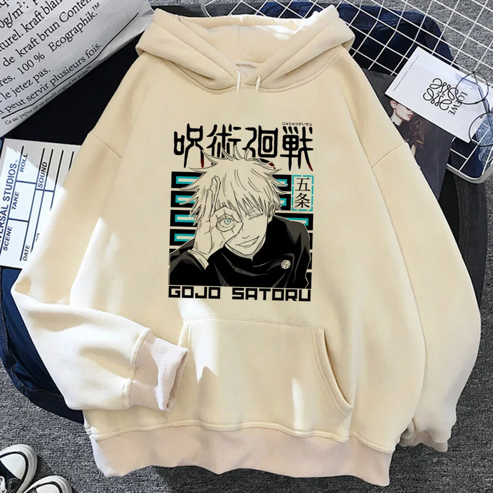 

Satoru Gojo hoodie pattern anime sweater anime streetwear Japanese girl pullover tracksuits winter athleisure patterned