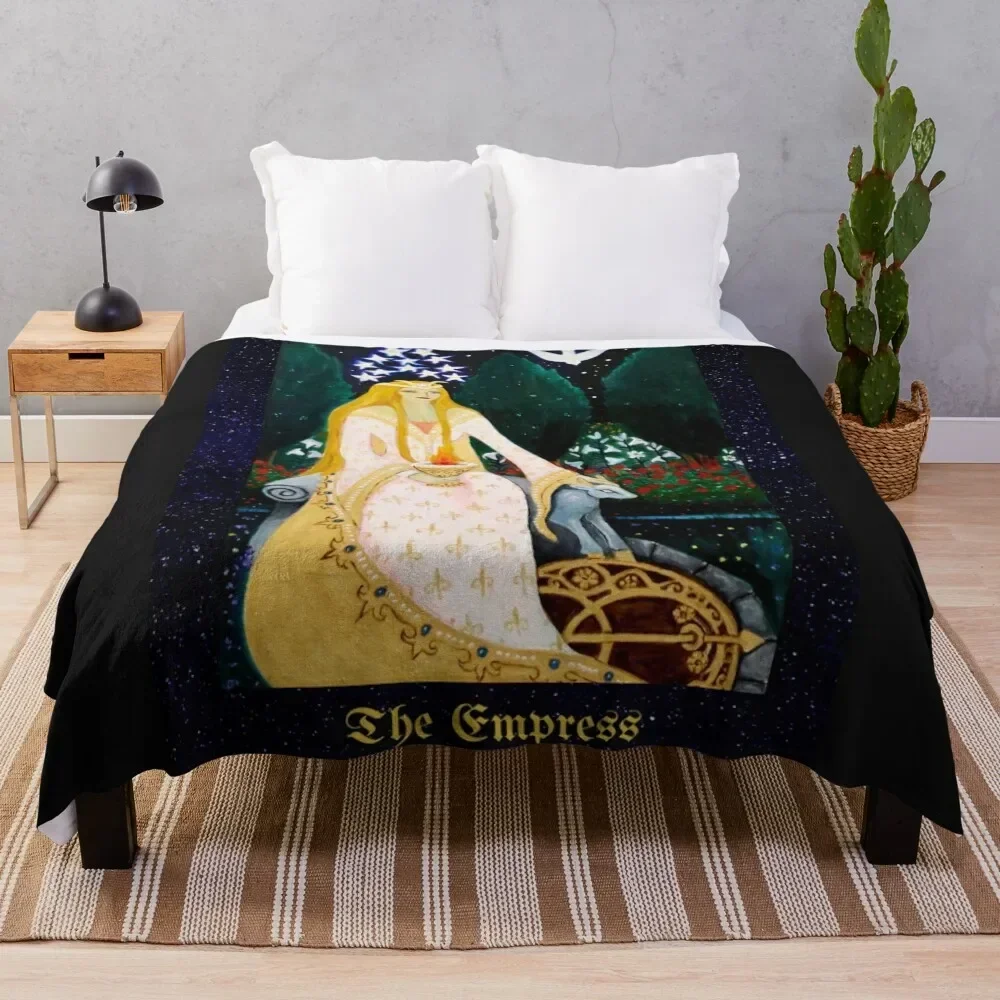 

Empress Tarot Card Throw Blanket Personalized Gift christmas decoration decorative Blankets