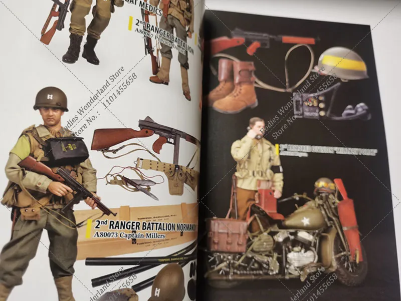 Sammlung 1/6 Solider Szene Zubehör hat 20. Jubiläum Katalog vollständige Serie Produkte in führung für 12 ''Action figur