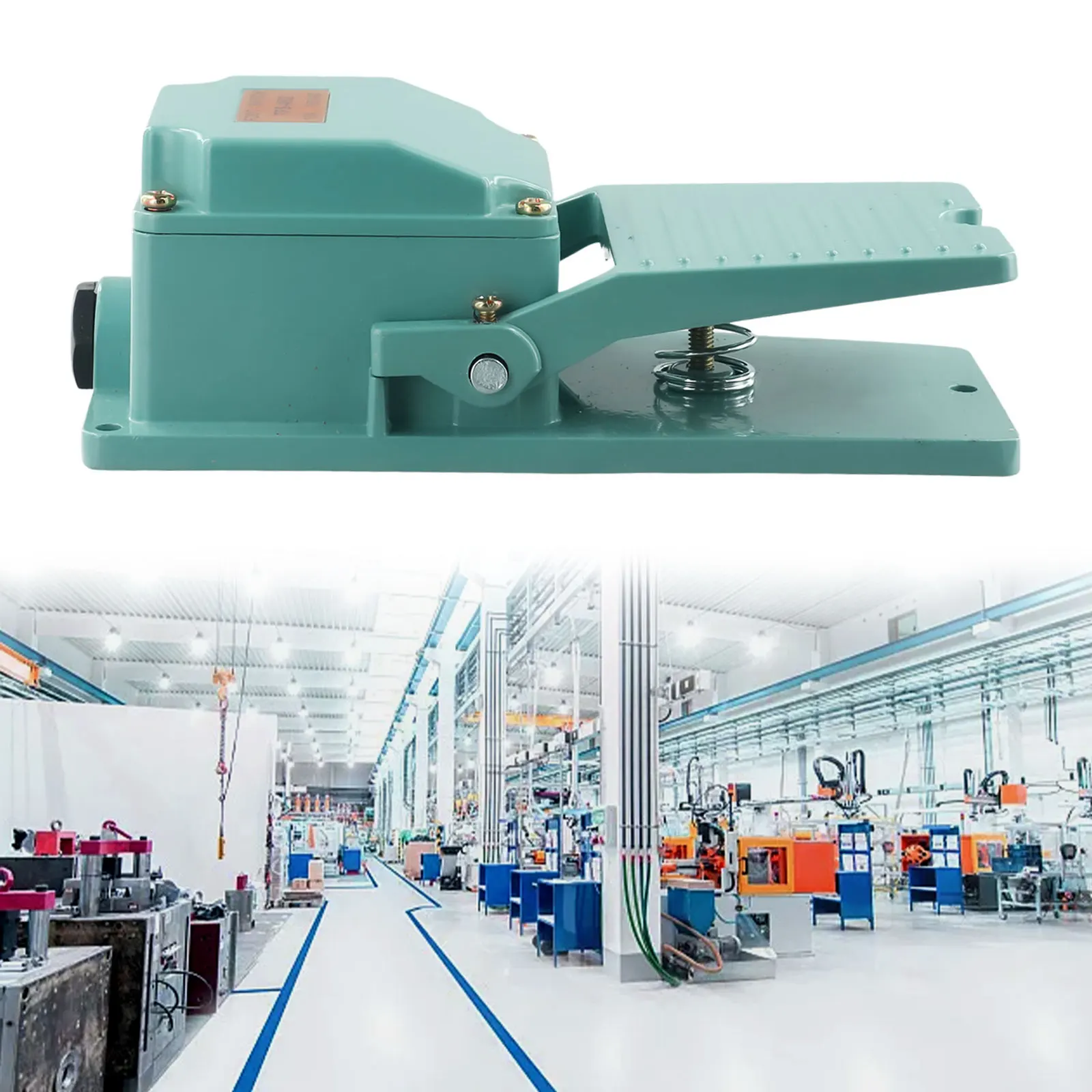 AC 250V 10A Footswitch with 380V Rated Insulation and 2.5KV Impulse Voltage Tolerance for Industrial Environments