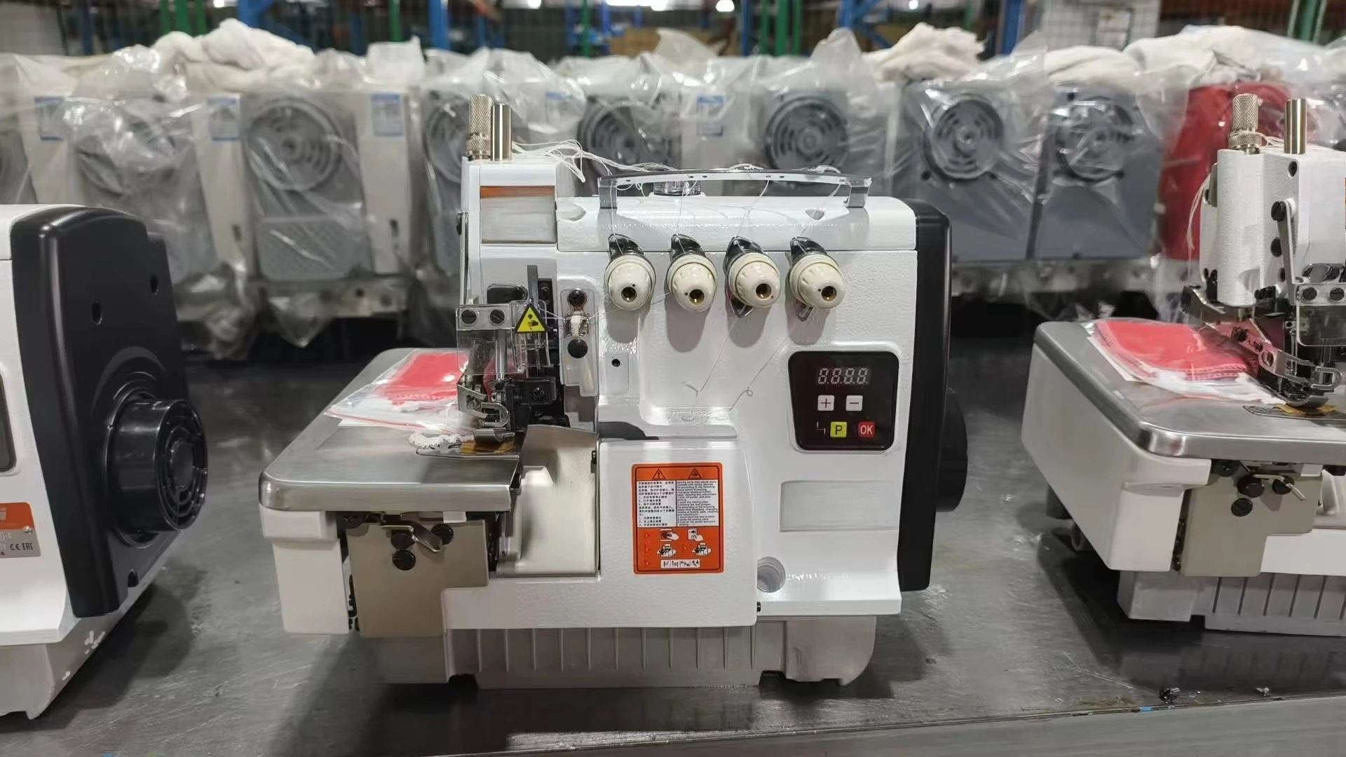 Ultra-high speed overlock industrial sewing machine