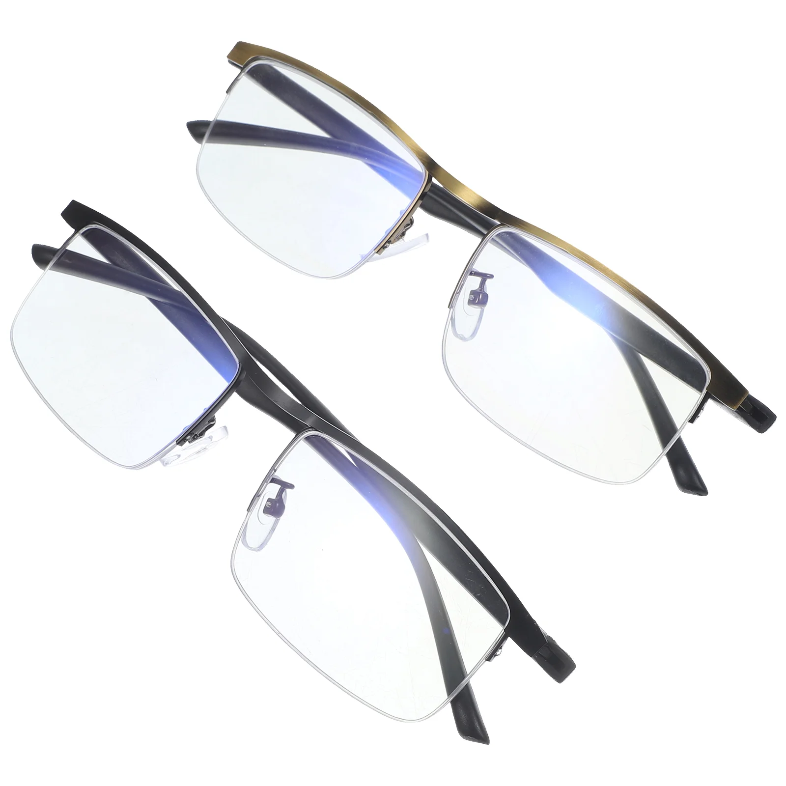 Lunettes de lecture automatique pour hommes âgés, 2 pièces, presbytes, loupe de lecteur progressivement professionnelle