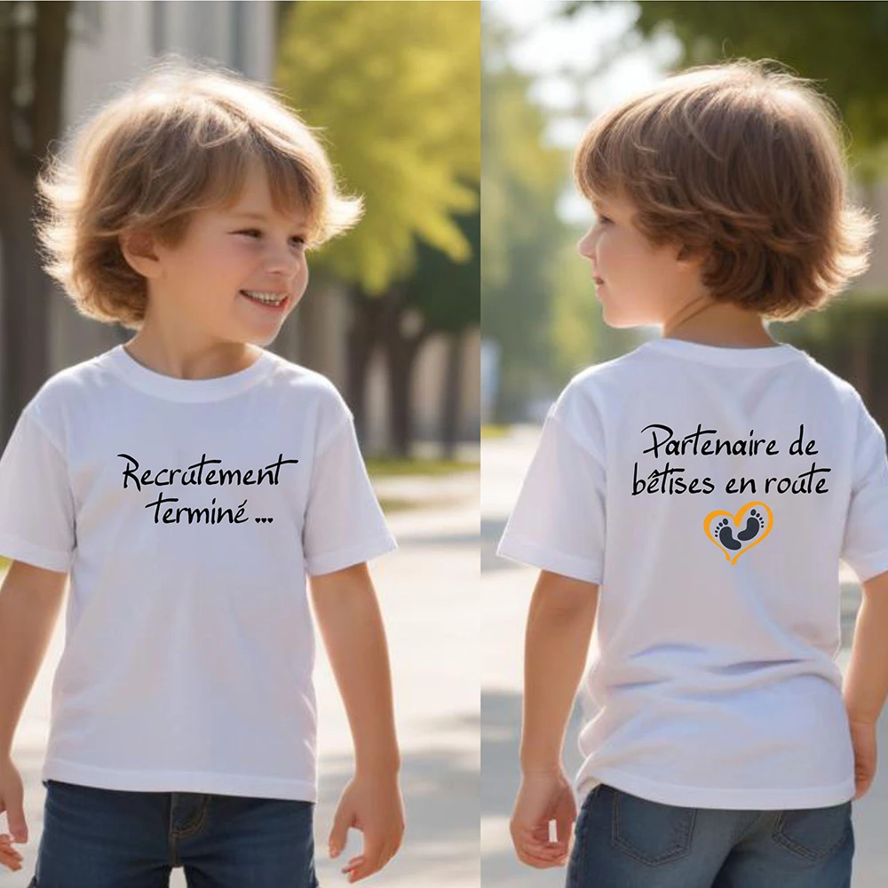 Pregnancy Announcement T-shirt Future Big Sister Child T-shirt Future Big Brother Shirts Baby Announcement Gift