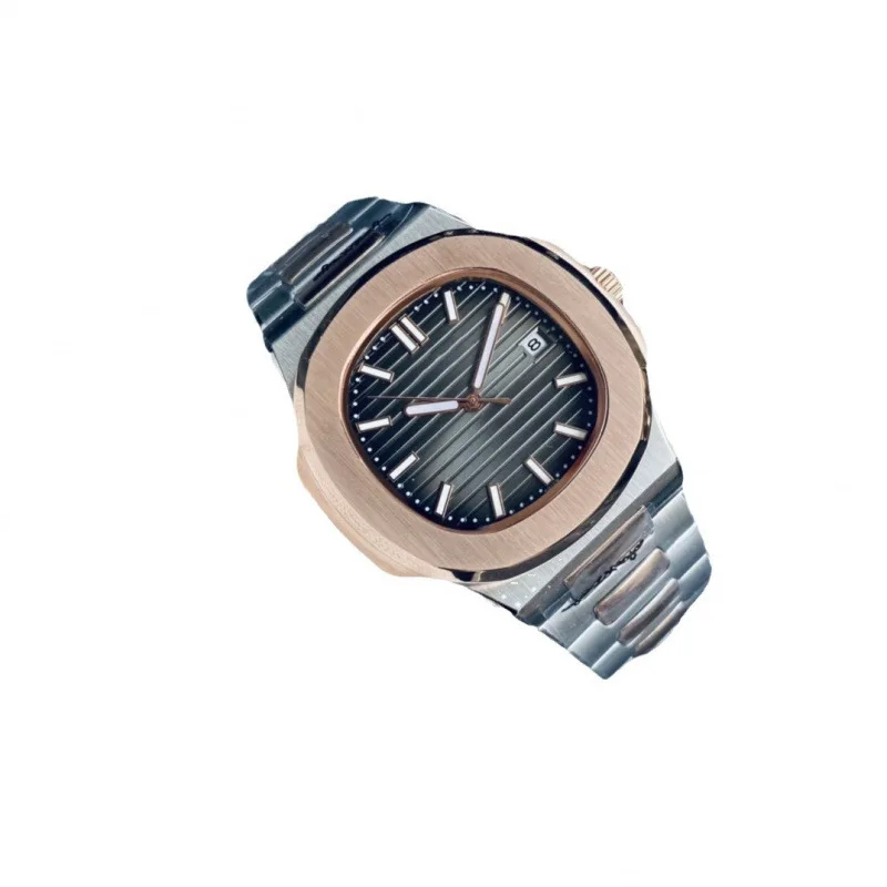 ​ ​ Montre mécanique automatique de luxe pour hommes, Design Nautilus, en acier inoxydable, cristal saphir, étanche à 2025, lumineuse, 2025