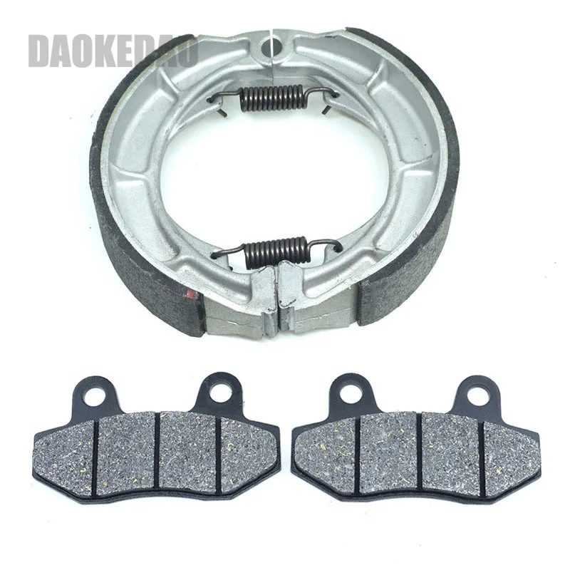 For HYOSUNG GV250 GV 250 Aquila 2001 2002 2003 2004 2005 2006 2007 2008 2009 Front Brake Pad Rear Brake Shoe Kit Set