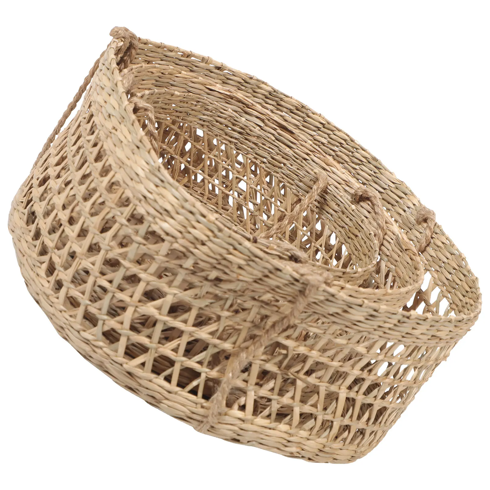 

Kitchen Woven Hanging Fruit Baskets For Kitchen Vegetable Rattan Hanging Basket Organizer Storage Foldable 3 Layers