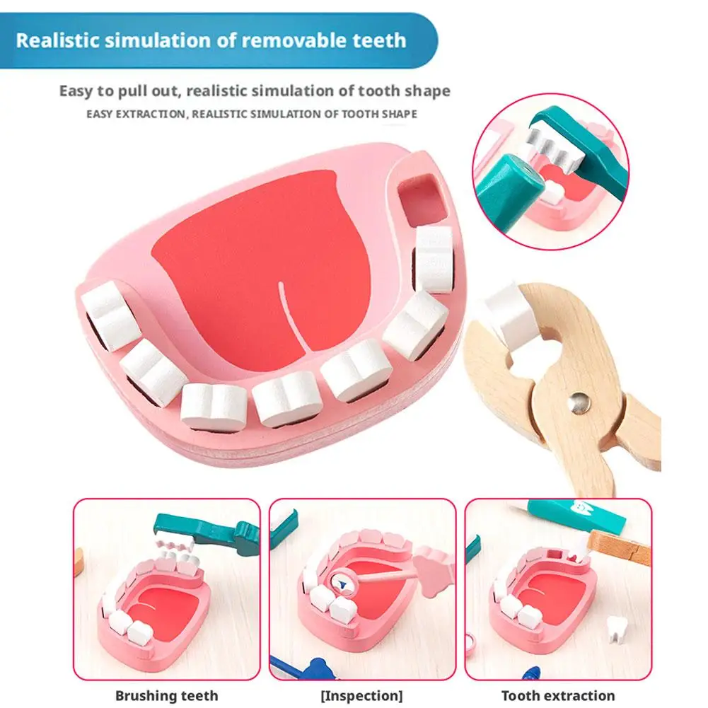 

Детский игровой набор «Доктор»: игрушечные инструменты для больницы и стоматологии, симуляция медицинских процедур, развивающие игры для мальчиков и девочек, подарки