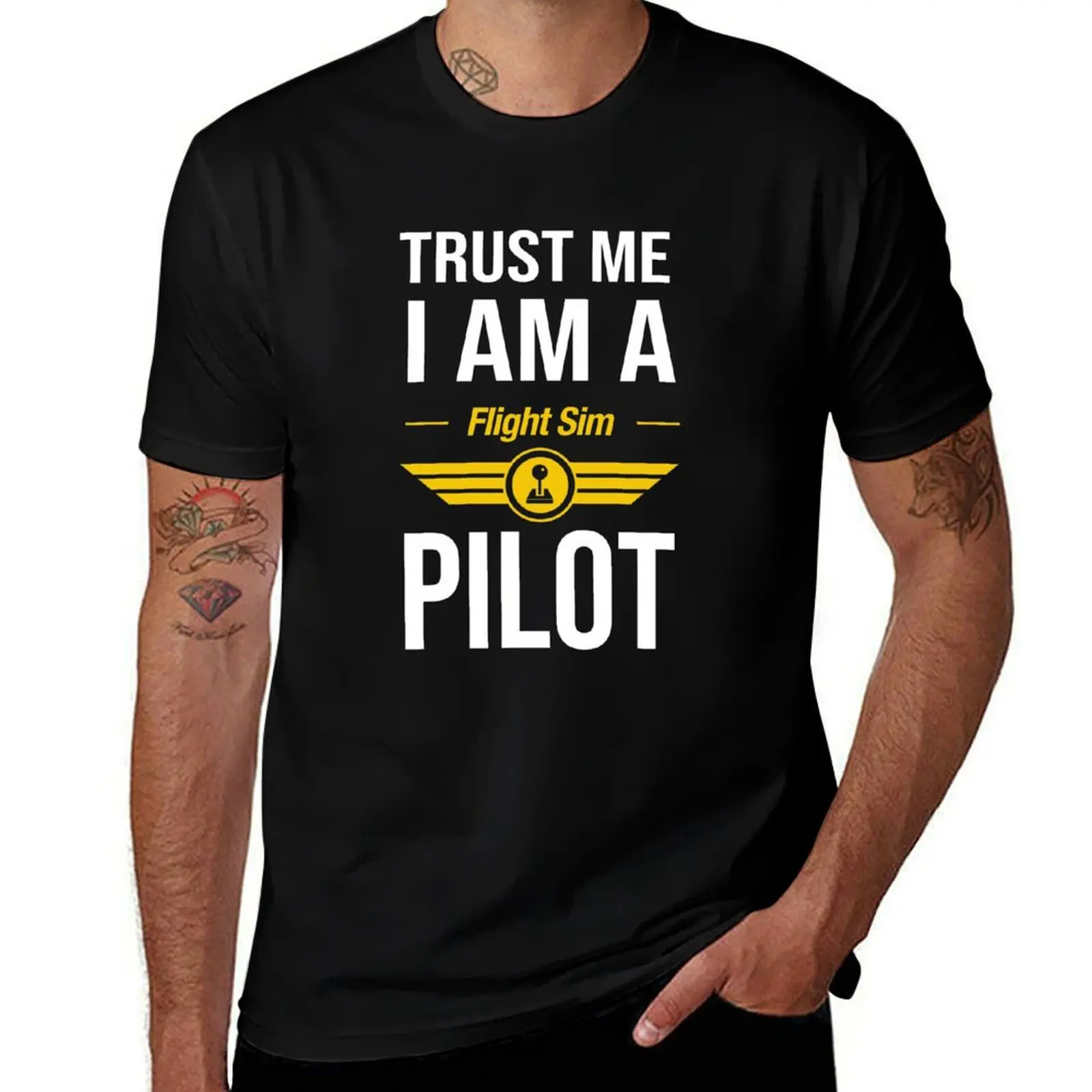 Trust Me I am a Flight Sim Pilot T-Shirt graphic t shirts for man t shirt man designer printed t shirts for man T-shirt