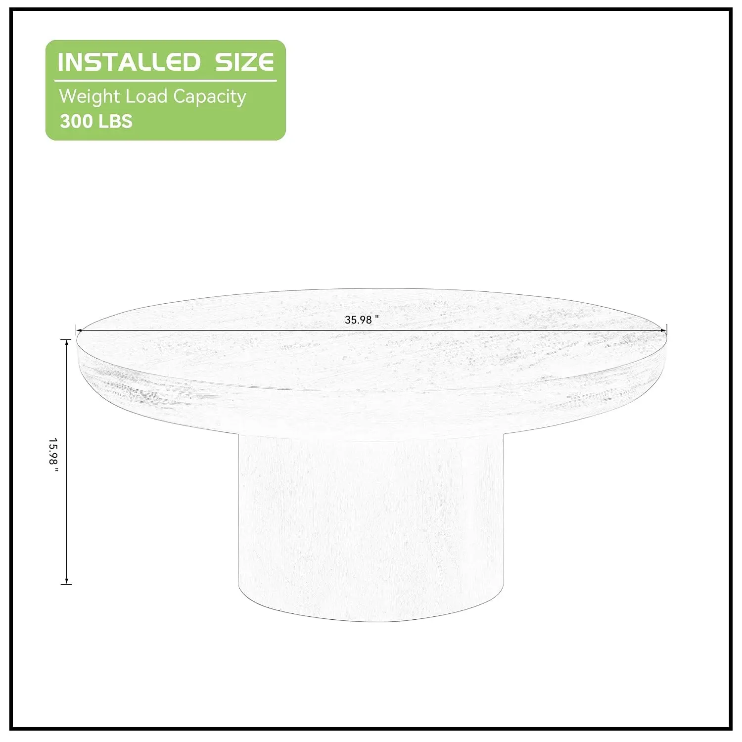 Round Coffee Table 36