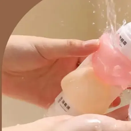 1PC Empty Portable Refillable Double Bottles Silicone Soft Squeeze Tube Lotion Container Travel Shampoo Tool Toiletries Accessor