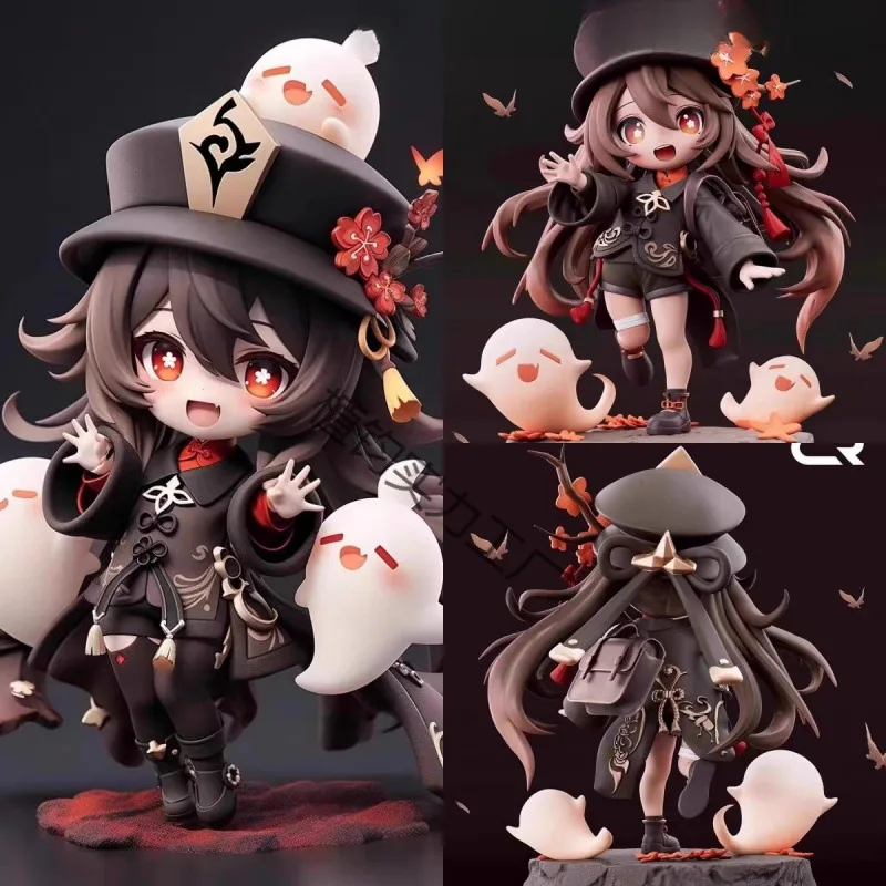 

Hu Tao Genshin Impact Figure Anime Collectible Doll Colorful Box Version Cute Ghost Girl Action Model Toy Gift for Fans Kids Adu