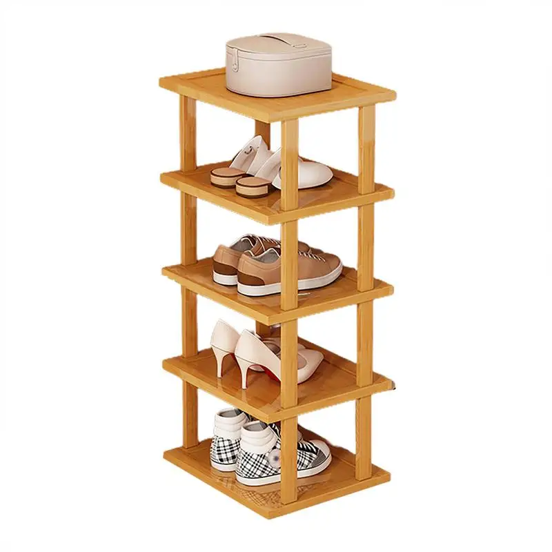 

Shoe Shelf for Closet shoe rack shoe storage cabnied 5-tier vertical tall shoe storage rack doorway hanger shoe shelf closet