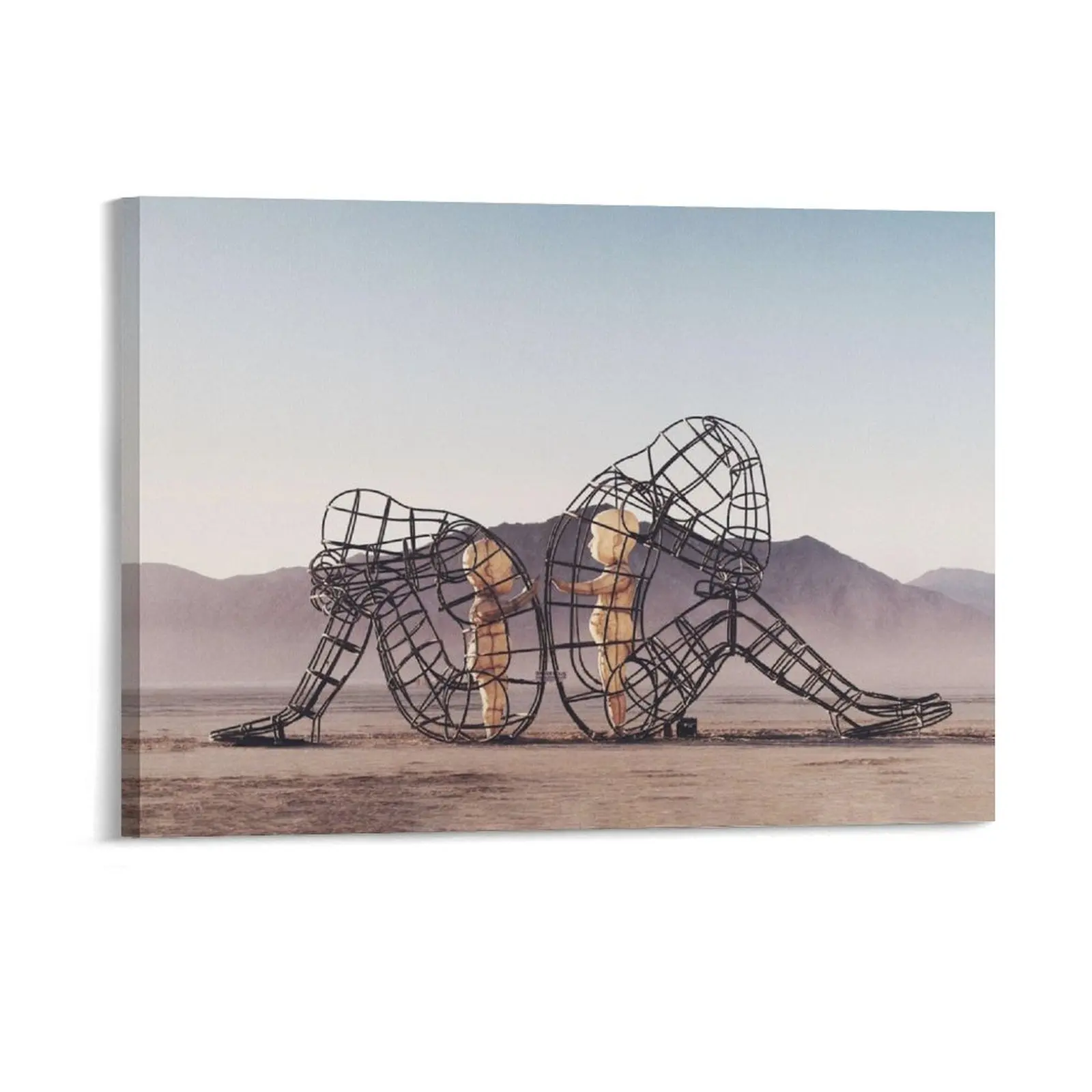 Back To Back Canvas Painting Create Cave Designing Iron Wall Cave Framed Wall Paintings