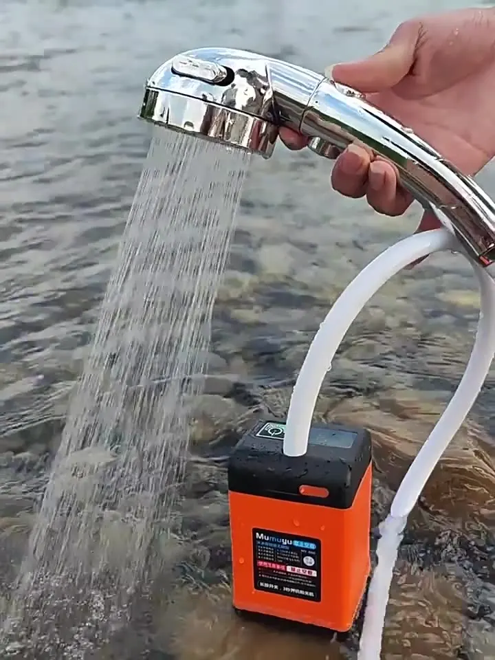 

Simple Electric Shower in Dormitory of Field Construction Site Outdoor Bathing Artifact Rural Household Portable Shower Head