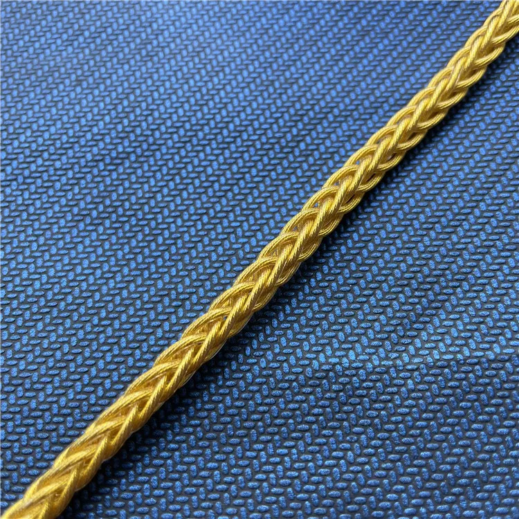 7N Đơn Tinh Thể Đồng Bạc Dây Đồng 8 Dây Bện 392 Core OD: 5.5MM