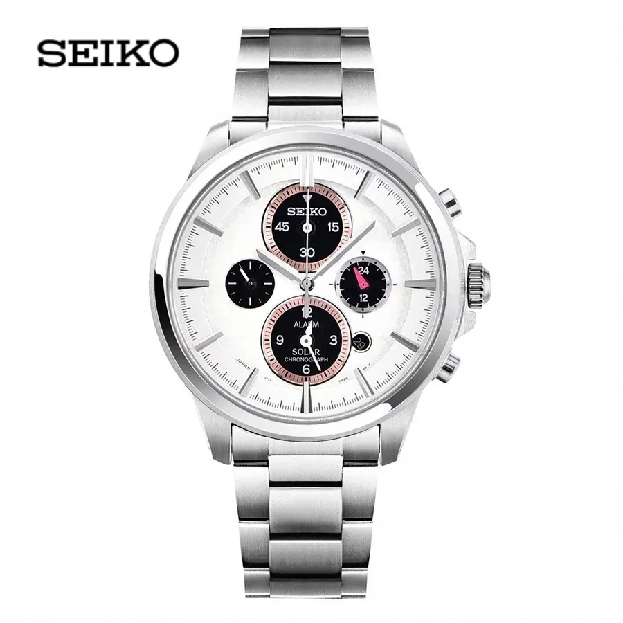 SEIKO Original Japan  Men  Watch Quartz Watches Stainless Steel Waterproof  Fashion Leisure Watches