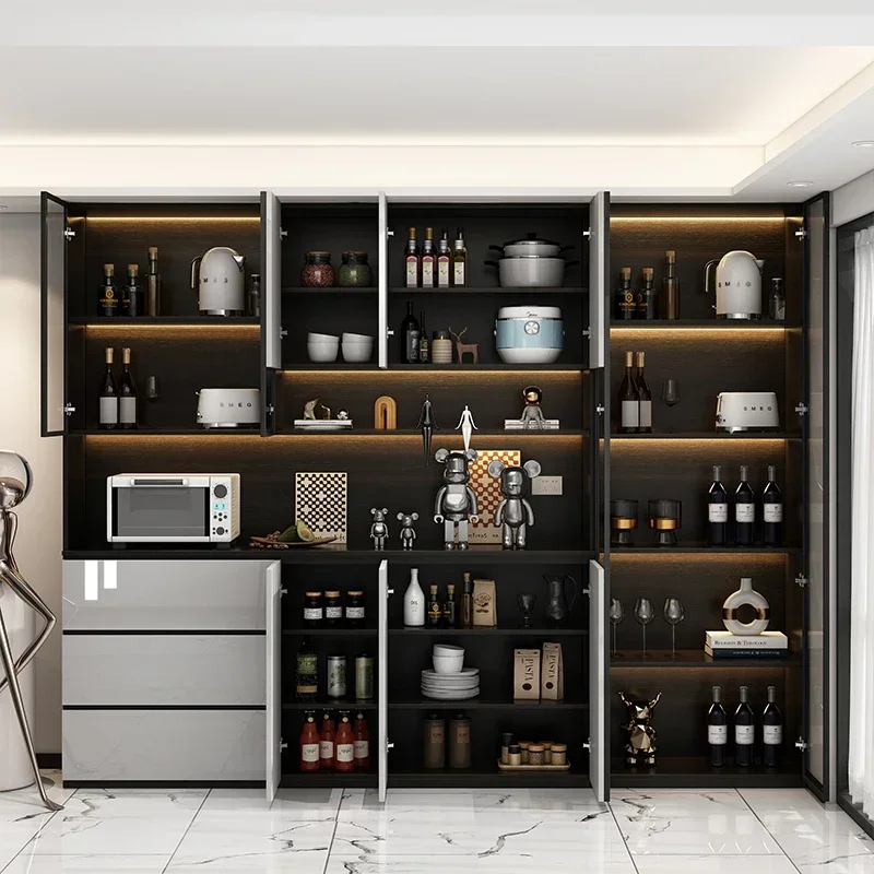 

Home Bar Wall Shelves Room Nordic Cabinet Modern Liquor Accessories Wine Decoration Rack Hanging Full Vitrine Kitchen Furniture