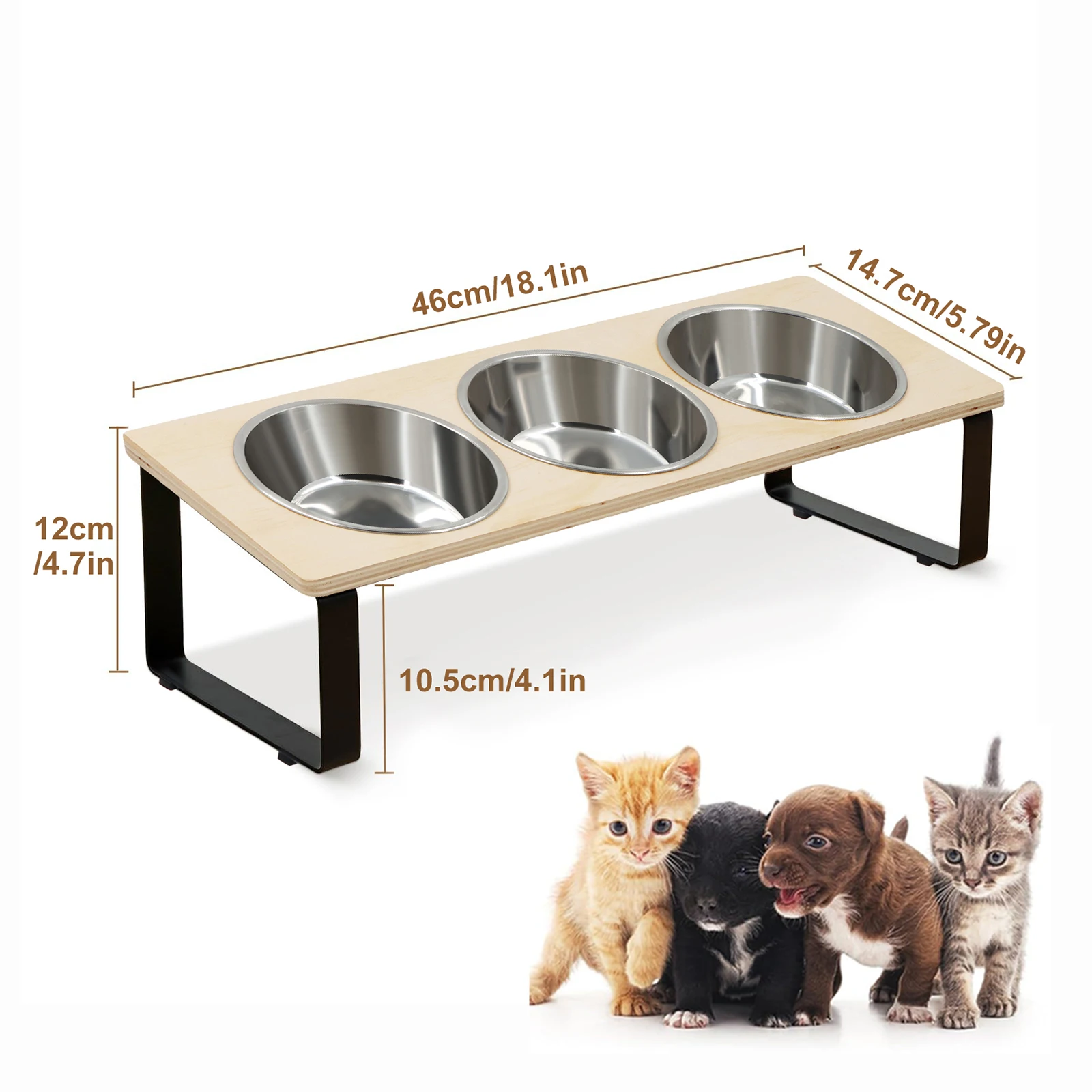 Thumbnail 2 - #15 New Stainless Steel Puppy Bowls Arrivals