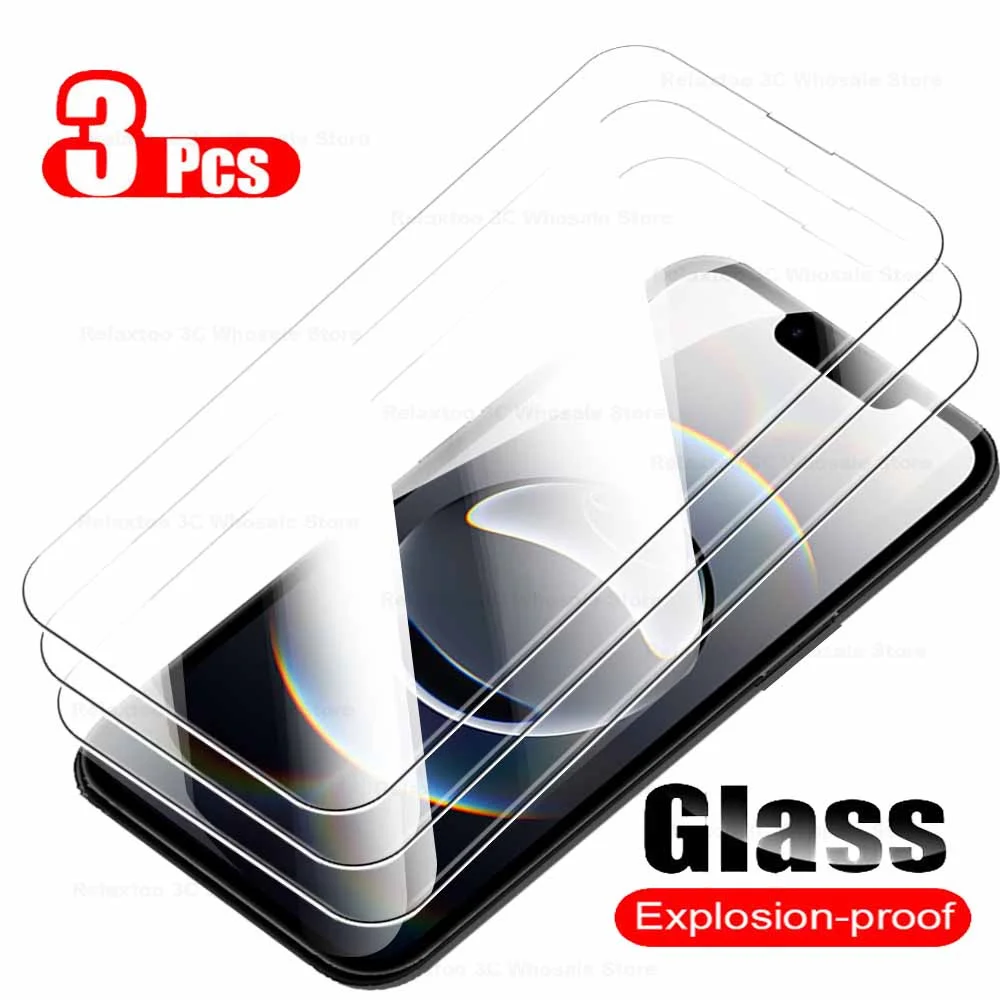 3PCS Tempered Glass For Apple iPhone 16E screen protector for iPhone 16e iPhone16E i Phone 16 e SE 4 Phone16e (2025) glass film