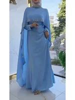 Eid femmes Robe Abaya musulman Ramadan Jalabiya robes de soirée de mariage dubaï longue Robe maroc caftan Islam robes Largos 2026 4