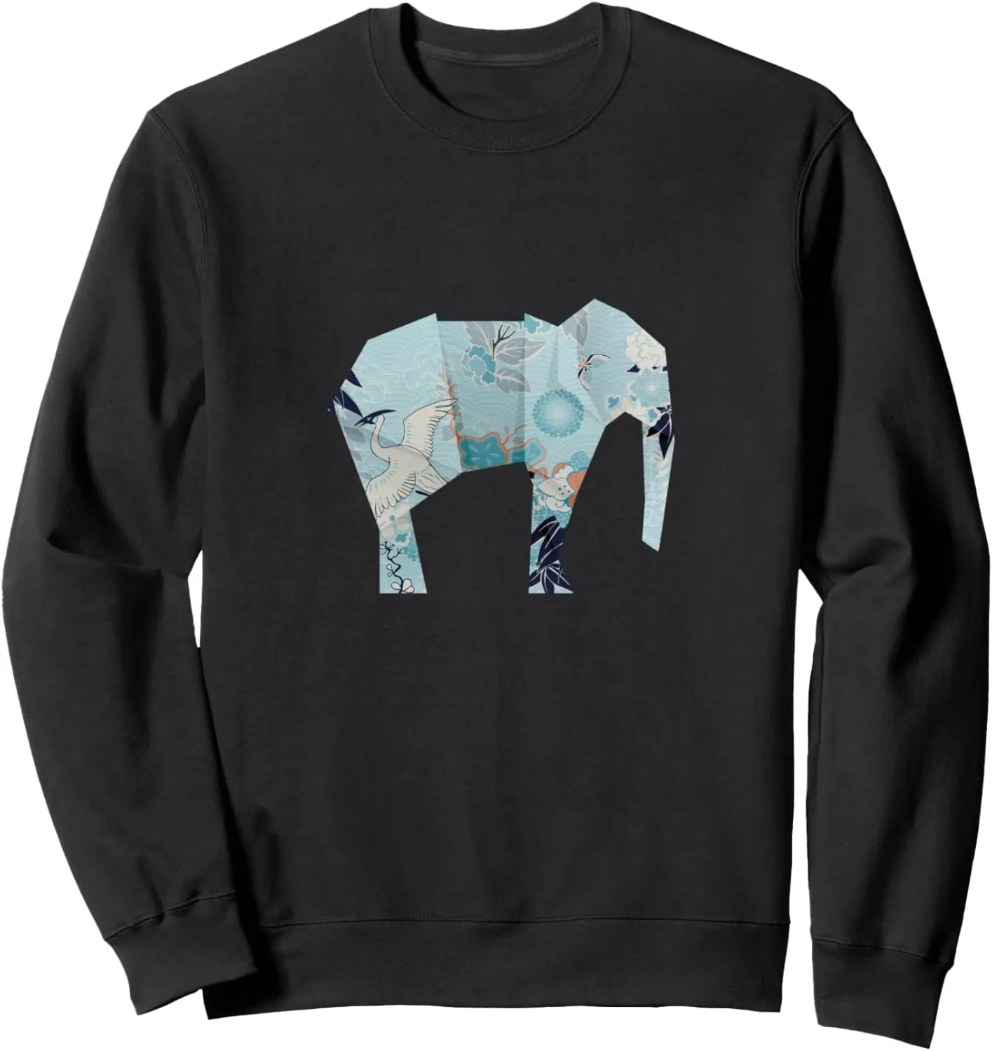 

Cute Japanese Origami Elephant Sweatshirt