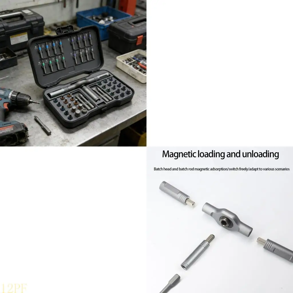 12PF Color Screwdriver For Quick Identification And Secure Holds