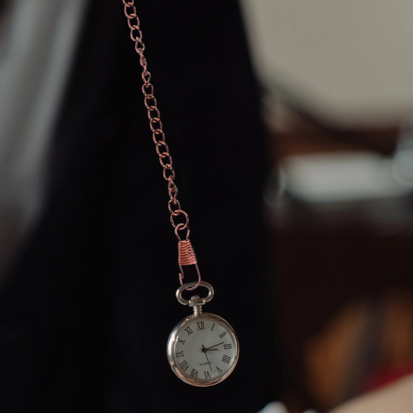 Catene per orologi da tasca da 3 pezzi Catene per cinture in lega vintage Portachiavi con fibbia in metallo durevole Retro smontato