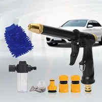 High Pressure Water Gun Water Spray Guns Kit Car Sprinkler Foam Cleaning Washer Cleaner for Car Washing Watering Irrigation