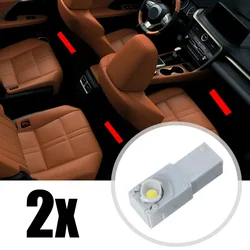 LED Assembleia Iluminação Interior para Toyota, Lâmpada decorativa do carro, Expansão Fios Conector, Lâmpada interna Acessórios, 2pcs