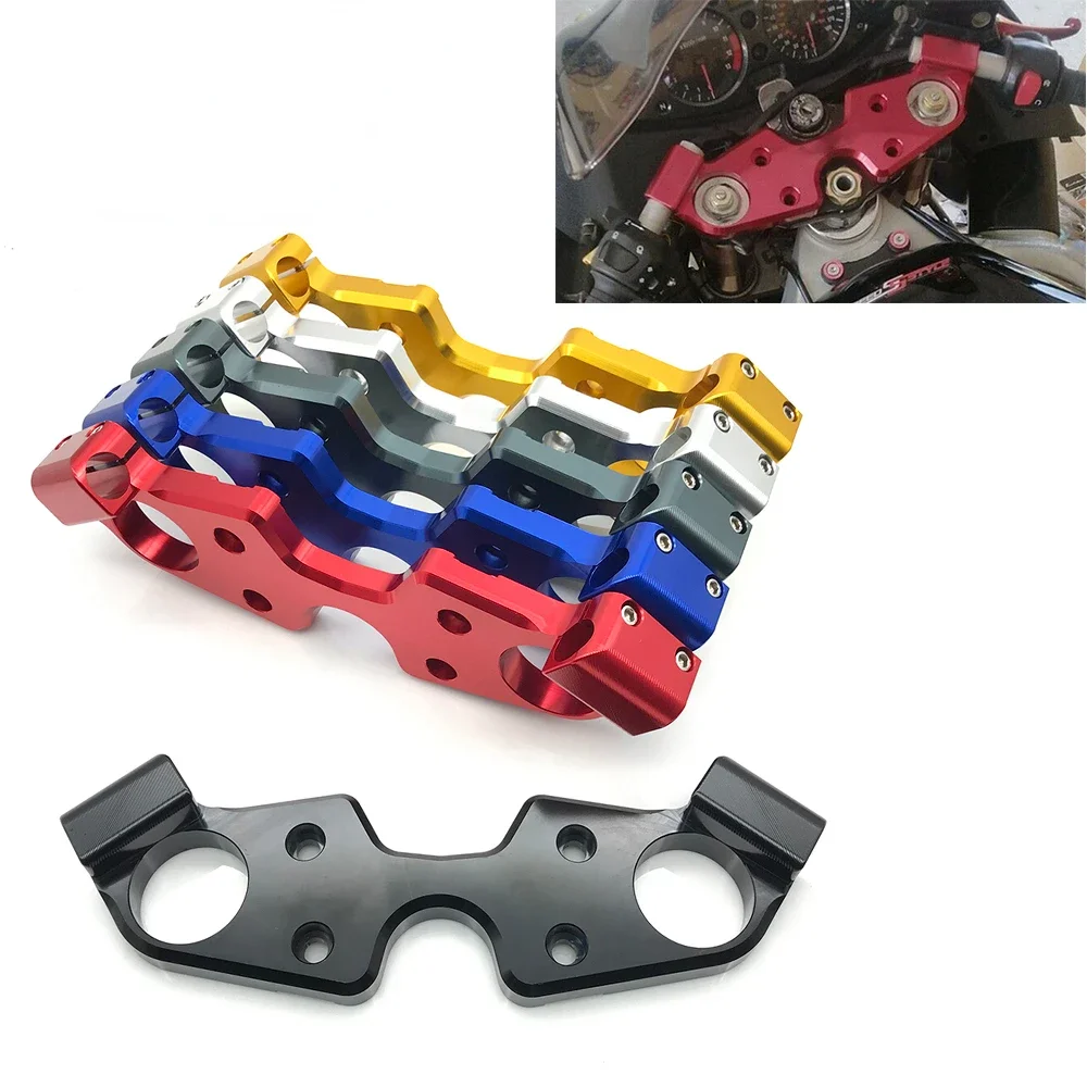 Clamp Bracke For SUZUKI GSX1300R GSX 1300 R Hayabusa 2008-2020 Motorcycle Lowering Top Fork Bridge Upper Triple Tree Handlebar
