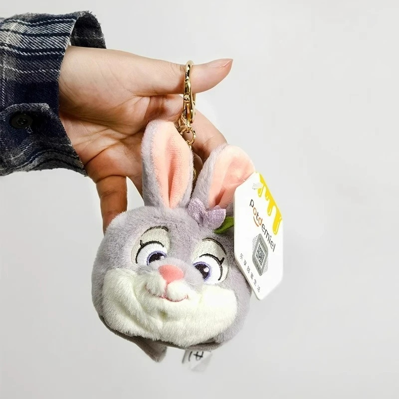 디즈니 Zootopia Judy Hopps Nick Wilde 어린이 생일 선물, 열쇠 고리, 동전 지갑, 배낭 펜던트
