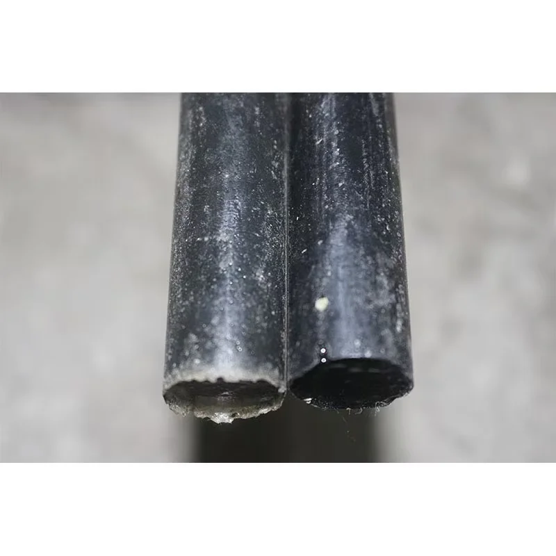 Resin round rod imitation black horn DIY accessory accessory knife handle pen bone carving processing material