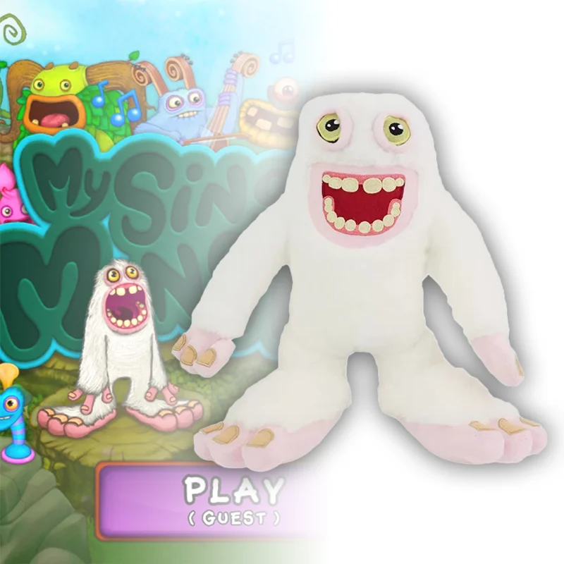 

28 см Kawaii Peluches My Singing Monsters, плюшевая игрушка, мультяшная игра, аниме Wubbox Bigfoot Animals, игра ужасов, периферийные устройства, детский фанат, подарок