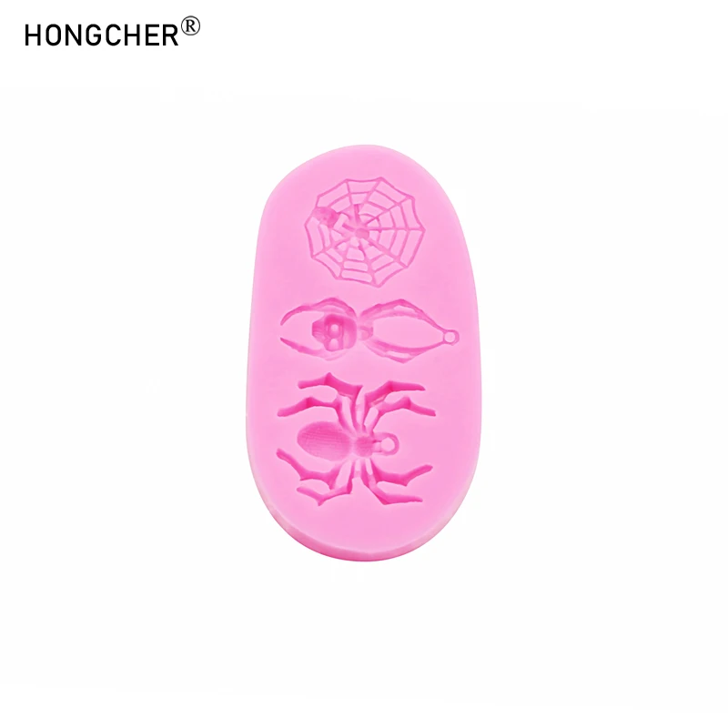 Silicone Molds Cake Fondant Chocolate Moulds Cobweb Keychain Earrings Clay Resin Clay Drip Accessories Mould - view 4