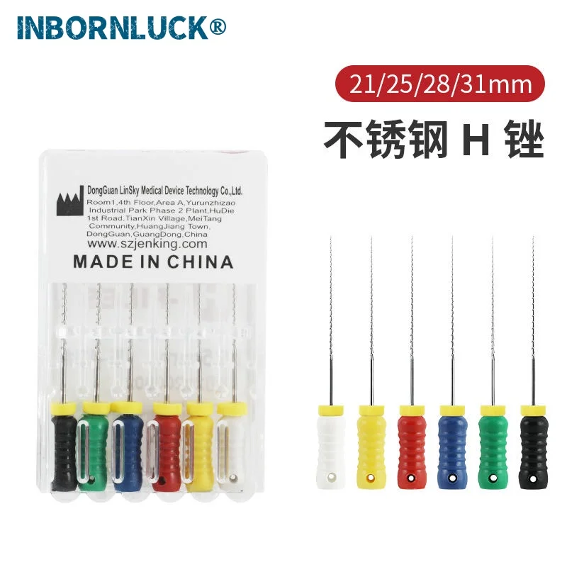 

Dental H File Stainless Steel Root Canal Hand File Needle H Type Expand Preparation Forming Dental Oral Material