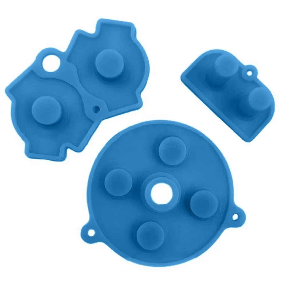 Teclados de botão de jogo universal, membrana condutora, peças de reposição duráveis, A-B, D-Pad para Gameboy, GBA, acessórios