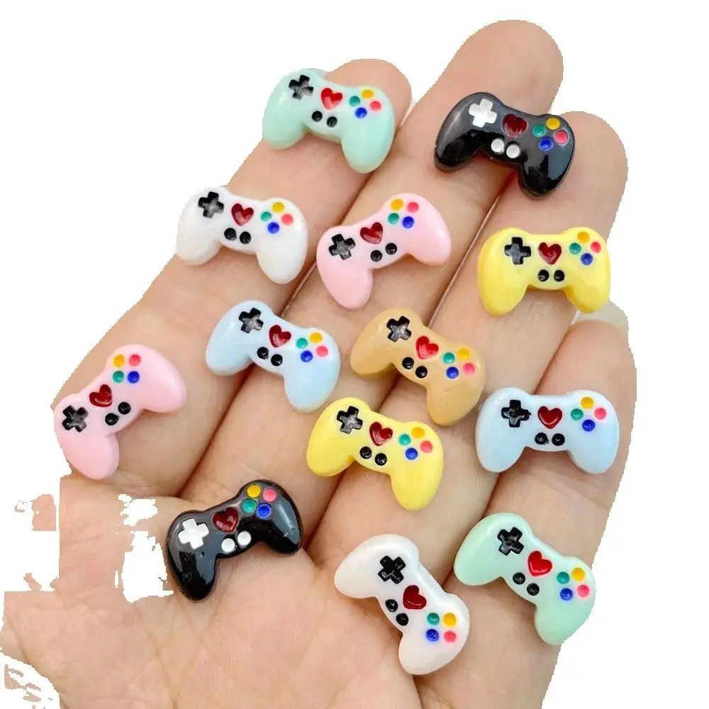 20Pcs Mixed Nail Art Resin Game Pad Designer Charms Rhinestones DIY Craft For Nail 3D Decorations Jewelry