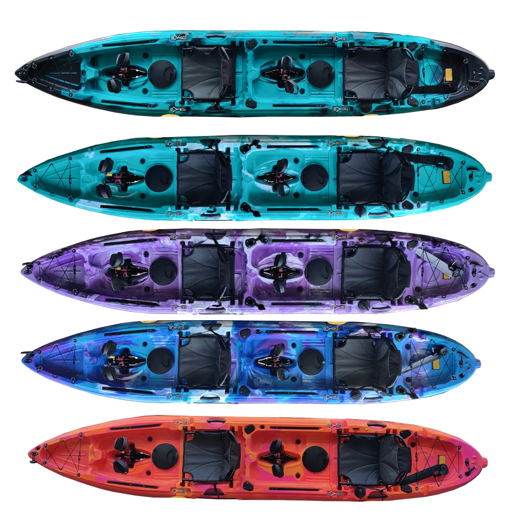 Rotomolded Boat Waterplay Crafts 9ft Bass Pedal Drive System Kayak Kano For Fishing