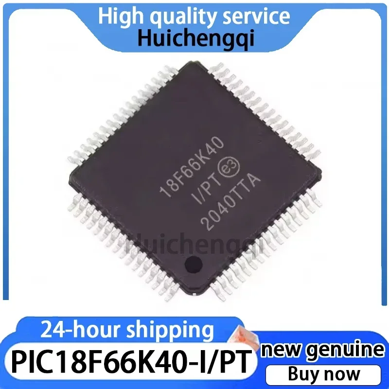 1PCS PIC18F66K40-I/PT Package QFP-64 Microcontroller Chip
