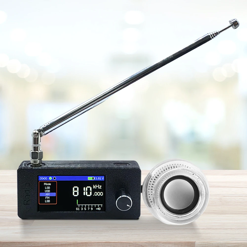 SI4732 Карманное радио 0,5-108 МГц LSB USB AM FM Вседиапазонный радиоприемник с внешним динамиком HF SW MW VHF Радио для дома и улицы