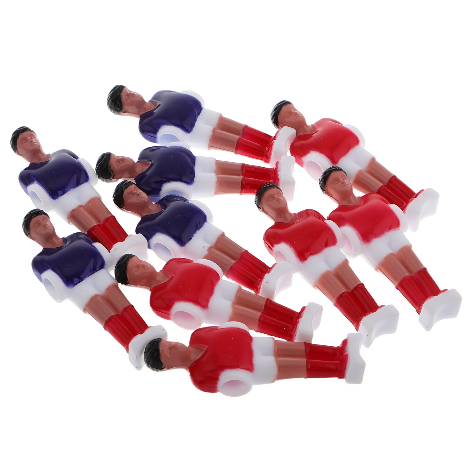 

10Pcs Lightweight Foosball Table Replacement Players Resin Soccer Men for Portable Mini Table Football Use At Work Home Cafe