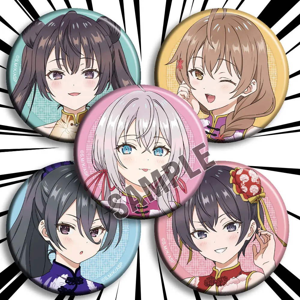Alya Sometimes Hides Her Feelings in Russian 58mm Badges spilla broches